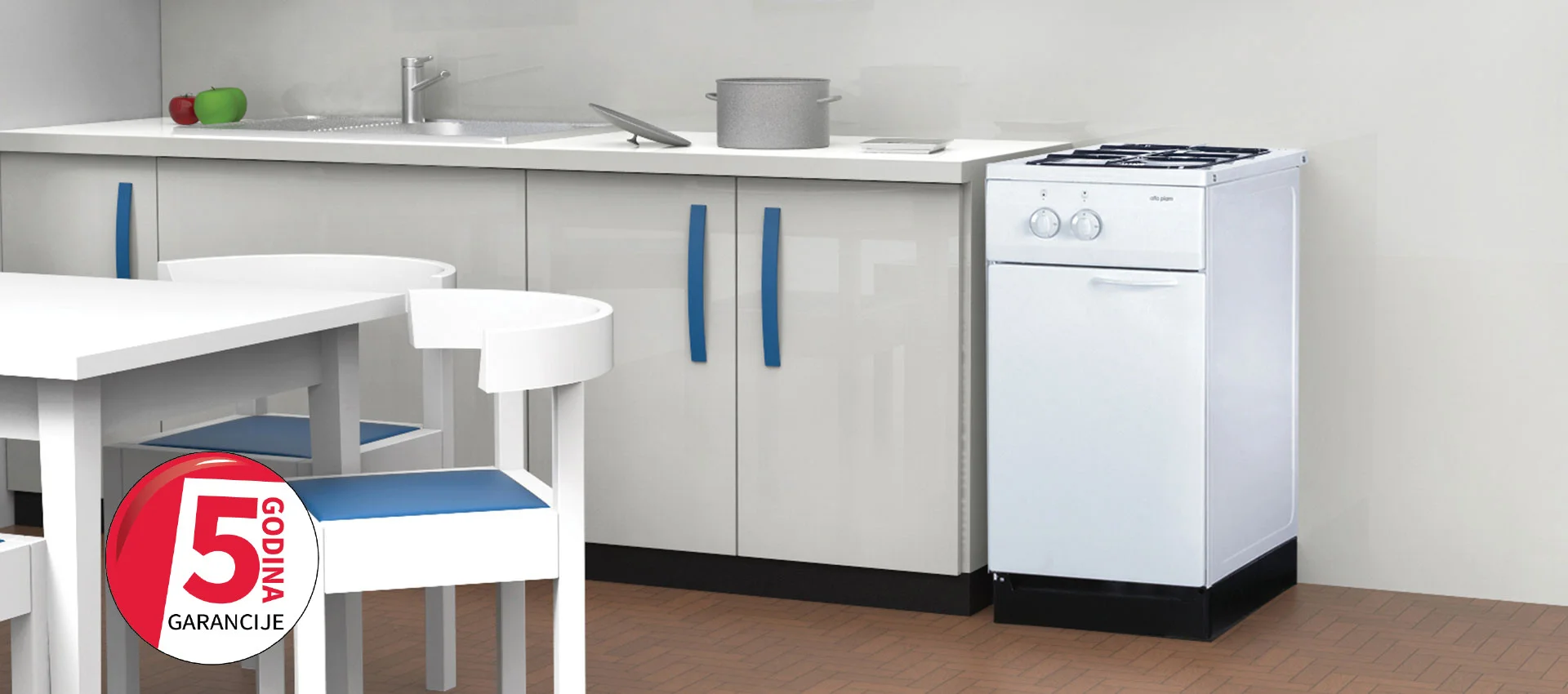 12473-header Alfa Plam plinski štednjak sa prostorom za plinsku bocu GAMA 40 B