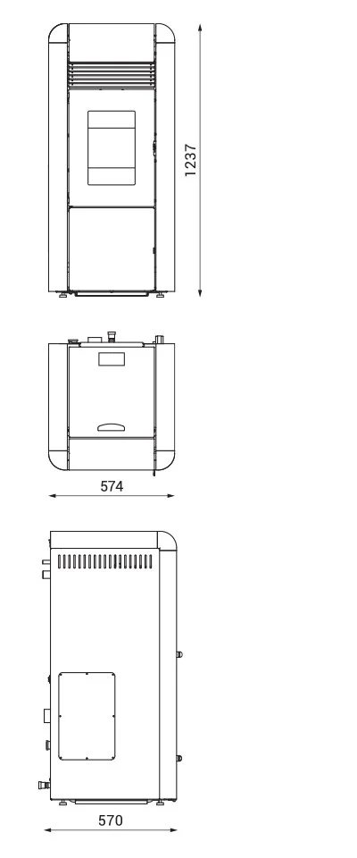 21097-spec Alfa Plam peć na pelet za etažno grijanje DINO 27