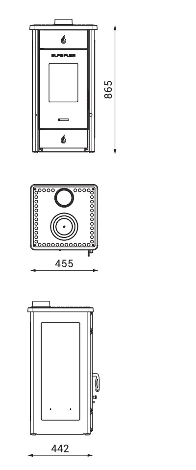 26289-Spec Alfa Plam Peć Na Čvrsto Gorivo Elita 3 Eco