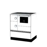 Alfa Plam štednjak za etažno grijanje ALFA 70 ET