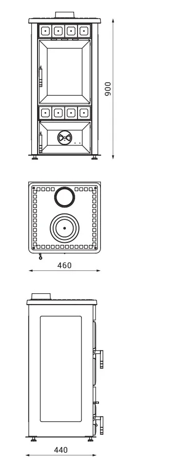 Alfa-Lara-Spec Alfa Plam Peć Na Čvrsto Gorivo Lara