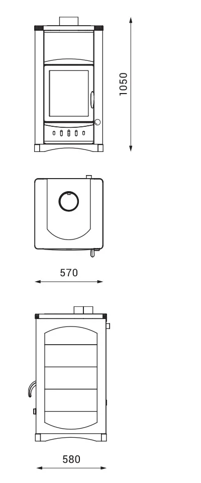 Alfa-Paollo-25-Idro-Spec Alfa Plam Peć Na Čvrsto Gorivo Za Etažno Grijanje Paollo 25 Idro