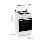 Gorenje električni štednjak GE5A21WH - Image 5