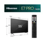 Hisense televizor 4K QLED Smart TV 55E7NQ PRO - Image 9