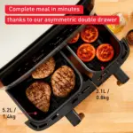 TEFAL Dual Easy Fry AirFryer - EY905D10 - Image 4
