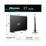 Hisense televizor 4K QLED Smart TV 4K 55E7Q - Image 2