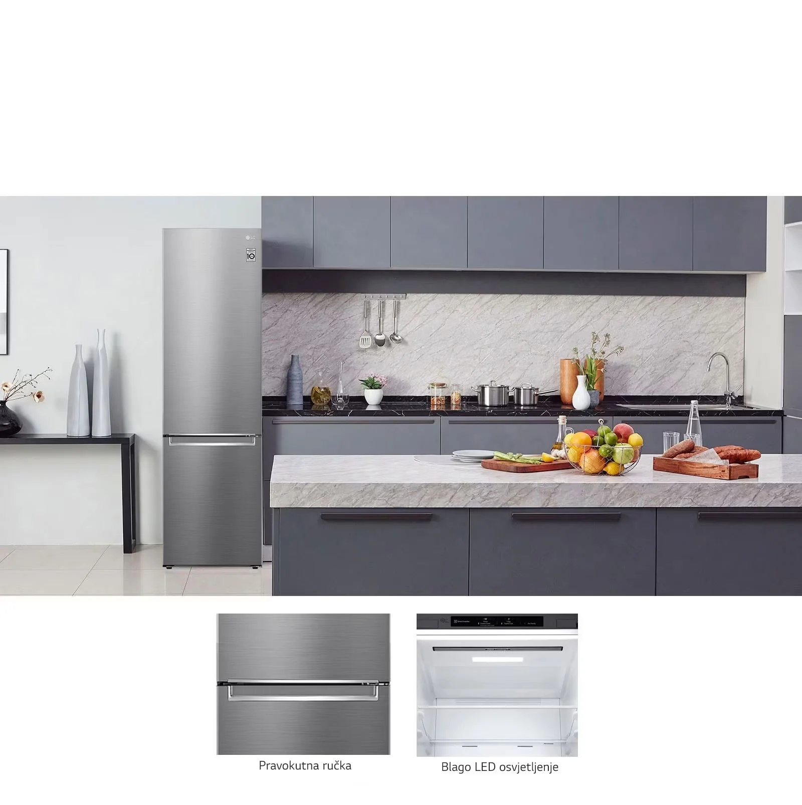 Lg Kombinovani Frižider Gbb62Pzjmn 8 Lg Kombinovani Frižider Gbb62Pzjmn