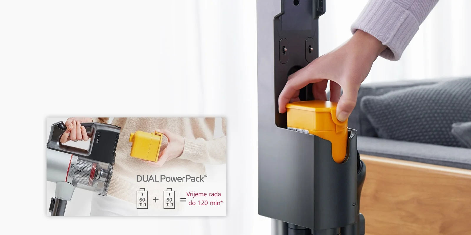 Lg Bežični Štapni Usisivač A9K-Core3S 5 Lg Bežični Štapni Usisivač A9K-Core3S