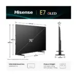 Hisense televizor QLED 4K UHD Smart TV 75E7Q - Image 3