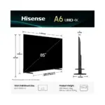 Hisense televizor 4K UHD Smart TV 85A6Q - Image 2