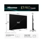 Hisense televizor QLED 4K UHD Smart TV 100E7Q PRO - Image 2