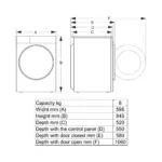 Hisense mašina za sušenje veša sa toplotnom pumpom DH3S802BW2 - Image 9