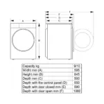 Hisense mašina za pranje veša WF3S9045BW3 - Image 6
