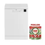Beko mašina za pranje posuđa DVN05330W + Fairy tablete 59 komada