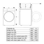 Hisense mašina za pranje veša WF5S1045BB - Image 6