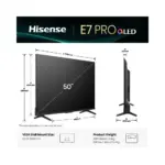 Hisense televizor QLED 4K UHD Smart TV 50E7Q PRO - Image 2