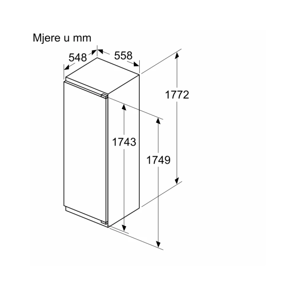 Bosch Frižider Ugradni Kir81Add0  Image 9