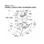 Bosch zidna napa DWK67FN20 - Image 8