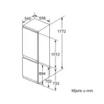 BOSCH frižider ugradni KIS86AFE0 - Image 10