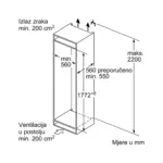 BOSCH frižider ugradni KIV87VFE0 - Image 11