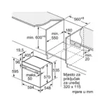 Bosch ugradna rerna HBG578ES3 - Image 8