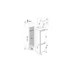 Whirlpool kombinovani ugradni frižider - WHC18D051A1