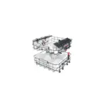 Whirlpool ugradna mašina za pranje sudova: inox boja, standardne veličine - WIO 3T133 PLE