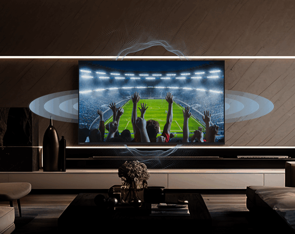 BoxSpeakers1 Tesla Tv Qled Q50H665Bfv Smart +Tesla Pegla Ir301Bl 2600W